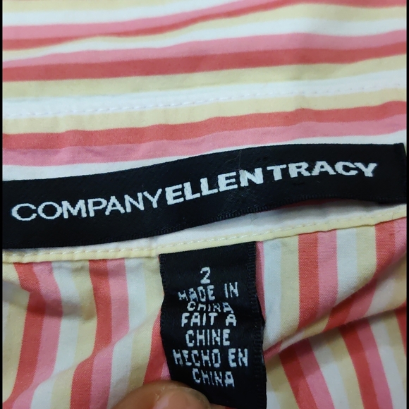 Company Ellen Tracy Cotton Blend Dress Shirt - Picture 7 of 8
